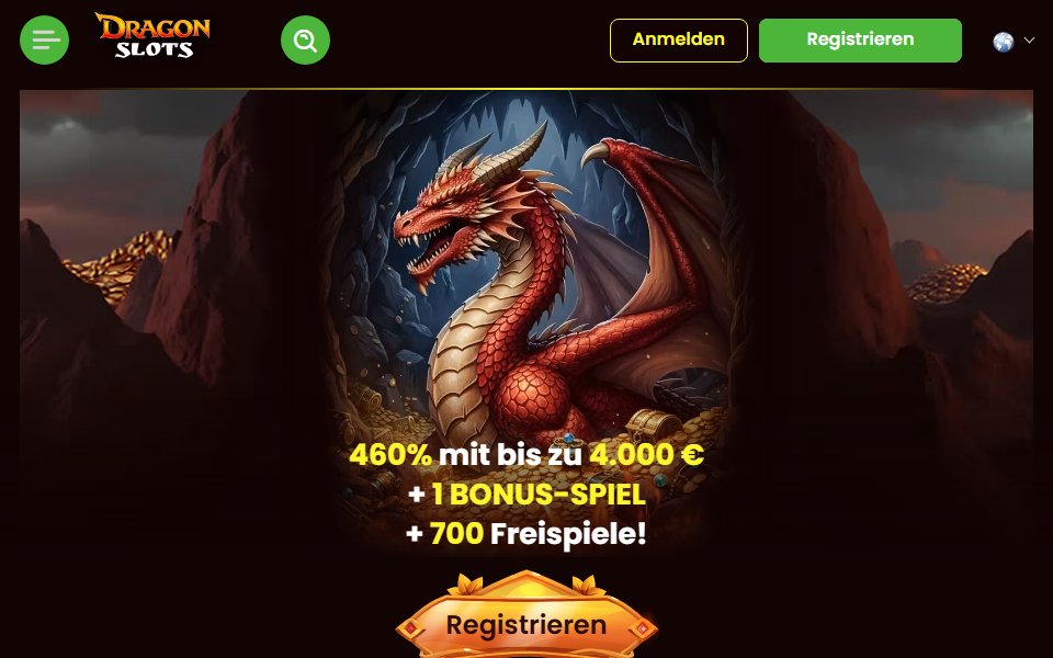 DragonSlots Casino — lobby