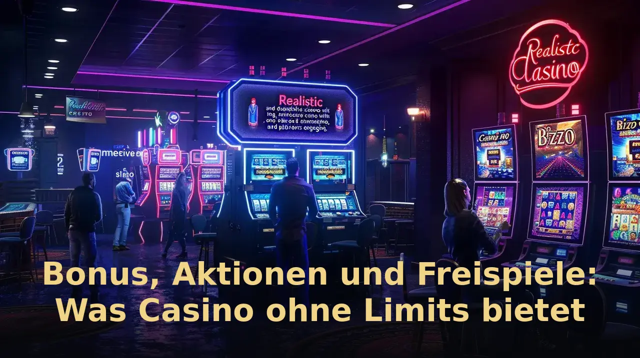 Bonus, Aktionen und Freispiele: Was Casino ohne Limits bietet