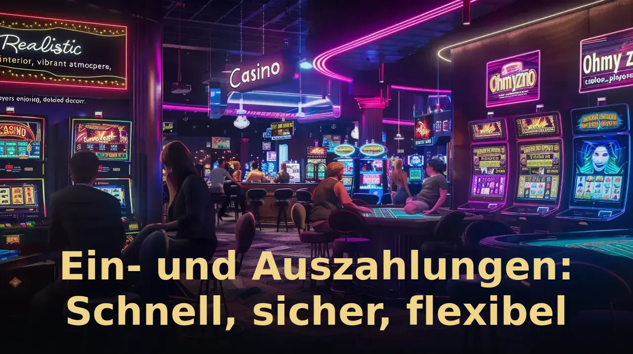 Ein- und Auszahlungen: Schnell, sicher, flexibel